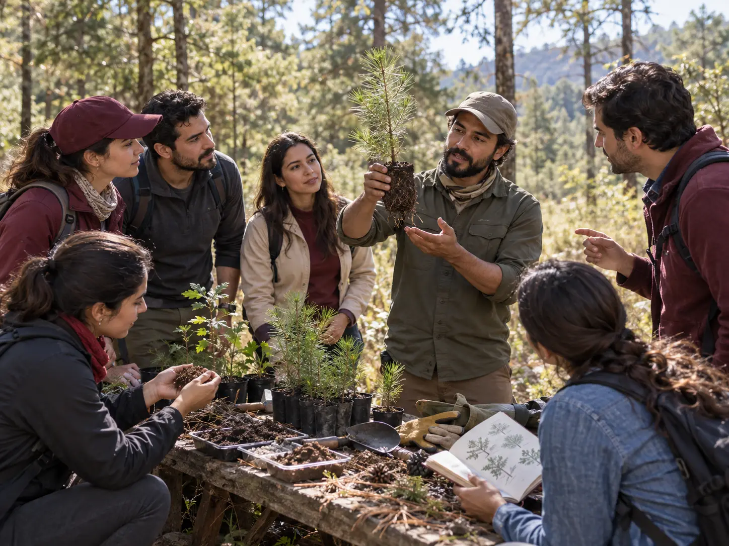 Experiencia ambiental y reforestación corporativa para Scotiabank.